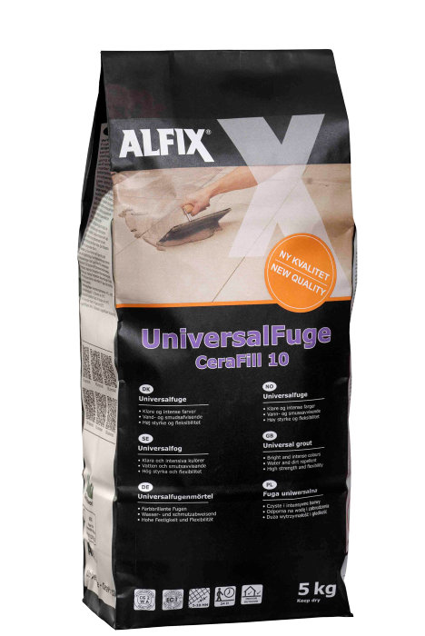 Alfix CeraFill 10 universalfuge - antracit